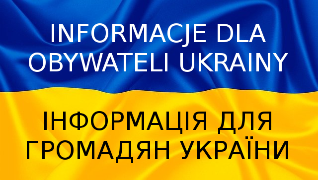 Grafika z informacjami dla obywateli Ukrainy