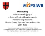 Zdjęcie - Monitoring Strategii Rozwiązywania Problemów Społecznych Miasta i Gminy Dąbrowa Tarnowska na lata 2014-2020